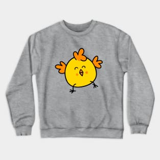 Cute Dancing Easter Chick! Crewneck Sweatshirt